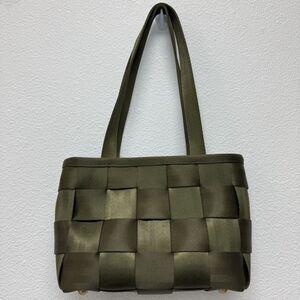 HARVEYS The Original Seatbelt Bag Army Green Purse Tote Handbag Pink Lining Camo